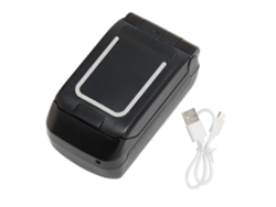Telefone Flip Mini Pequeno Com Tela Oled 0.66 Polegadas 300mah Bluetooth Para Idosos Preto