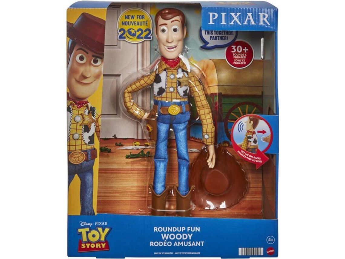 Figura interactiva de Woody de Toy Story de Mattel con sonido