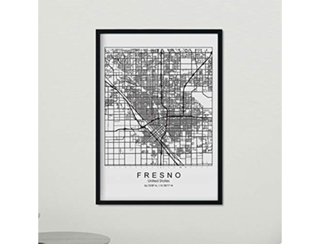 Poster NACNIC Mapa de Fresno (A3)