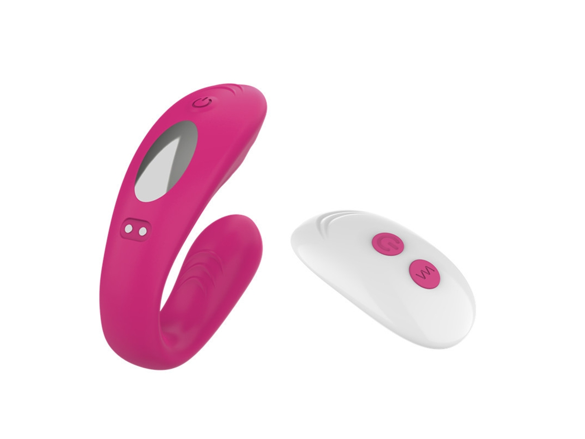 Vibrador de control remoto inalámbrico para mujeres, estimulador de clítoris vibrador de punto G (rojo) YIZHOOD