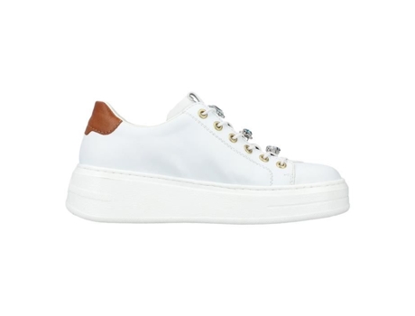 Zapatillas de Mujer RIEKER Piel Blanco (38)
