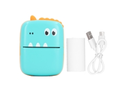 Ats-impresora Térmica Portátil En Forma De Dinosaurio Con Conexión Bluetooth Y Papel Incluido