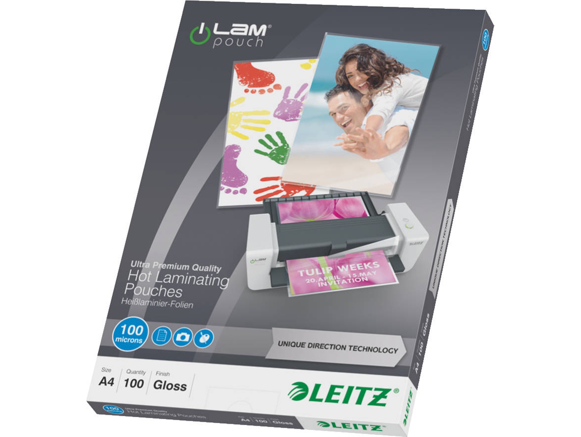Fundas de Plastificar LEITZ iLAM UDT Transparente (100 un - A4)