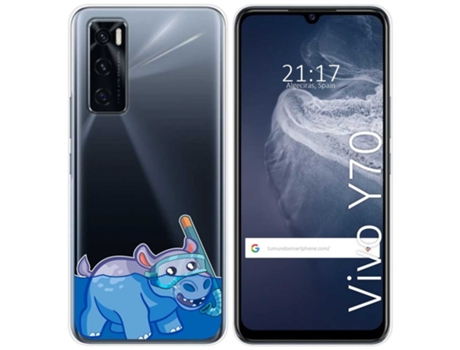 Carcasa Vivo Y70 TUMUNDOSMARTPHONE Dibujos Transparente Multicolor