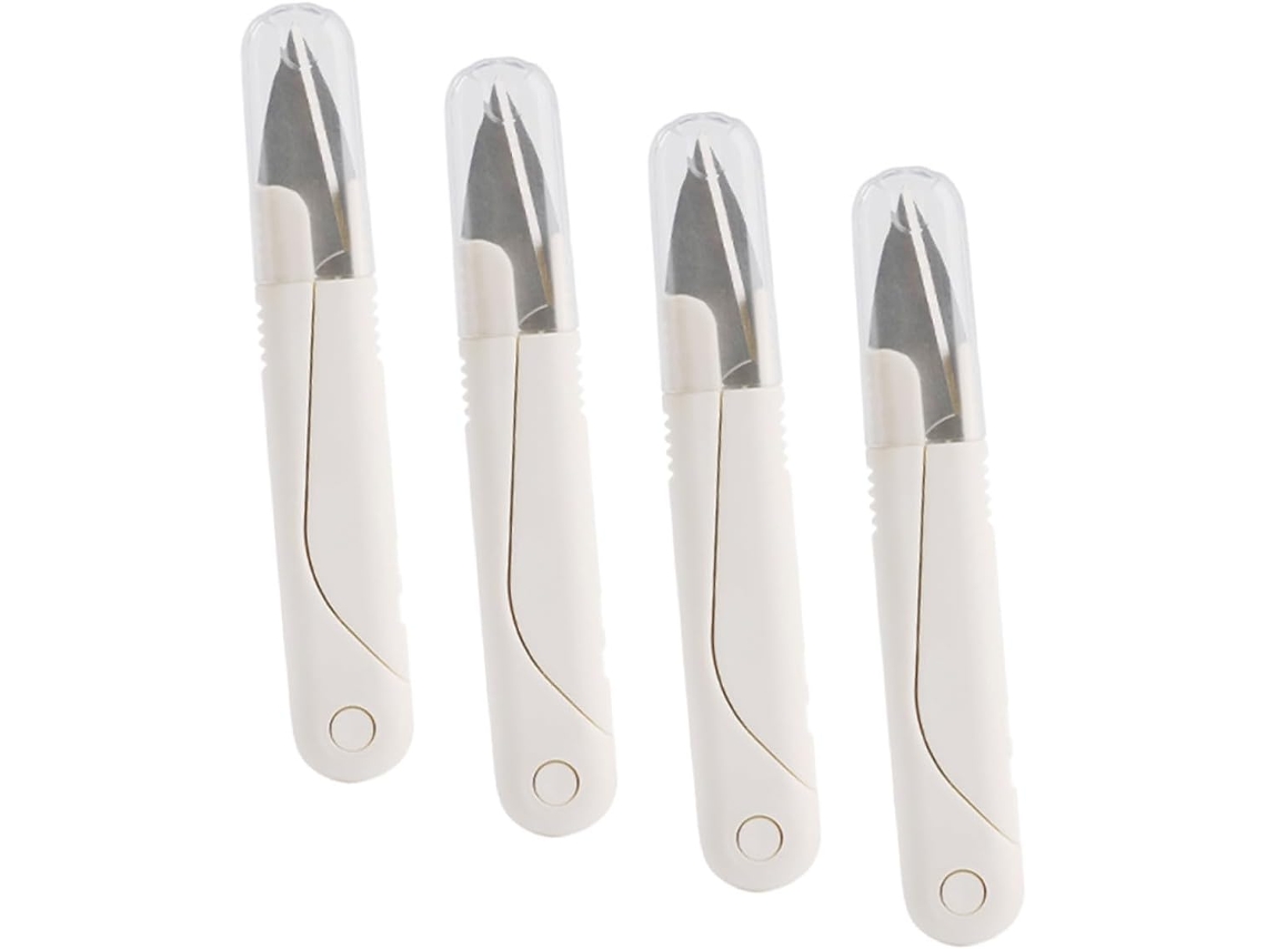 Tijeras de bordar de acero inoxidable (4 unidades) con funda. Slowmoose