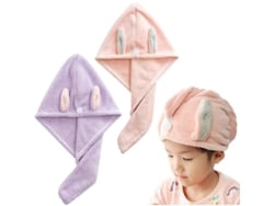 2 Paquetes De Toallas Turbante Superabsorbentes Y De Secado Rápido Para El Cabello 2025