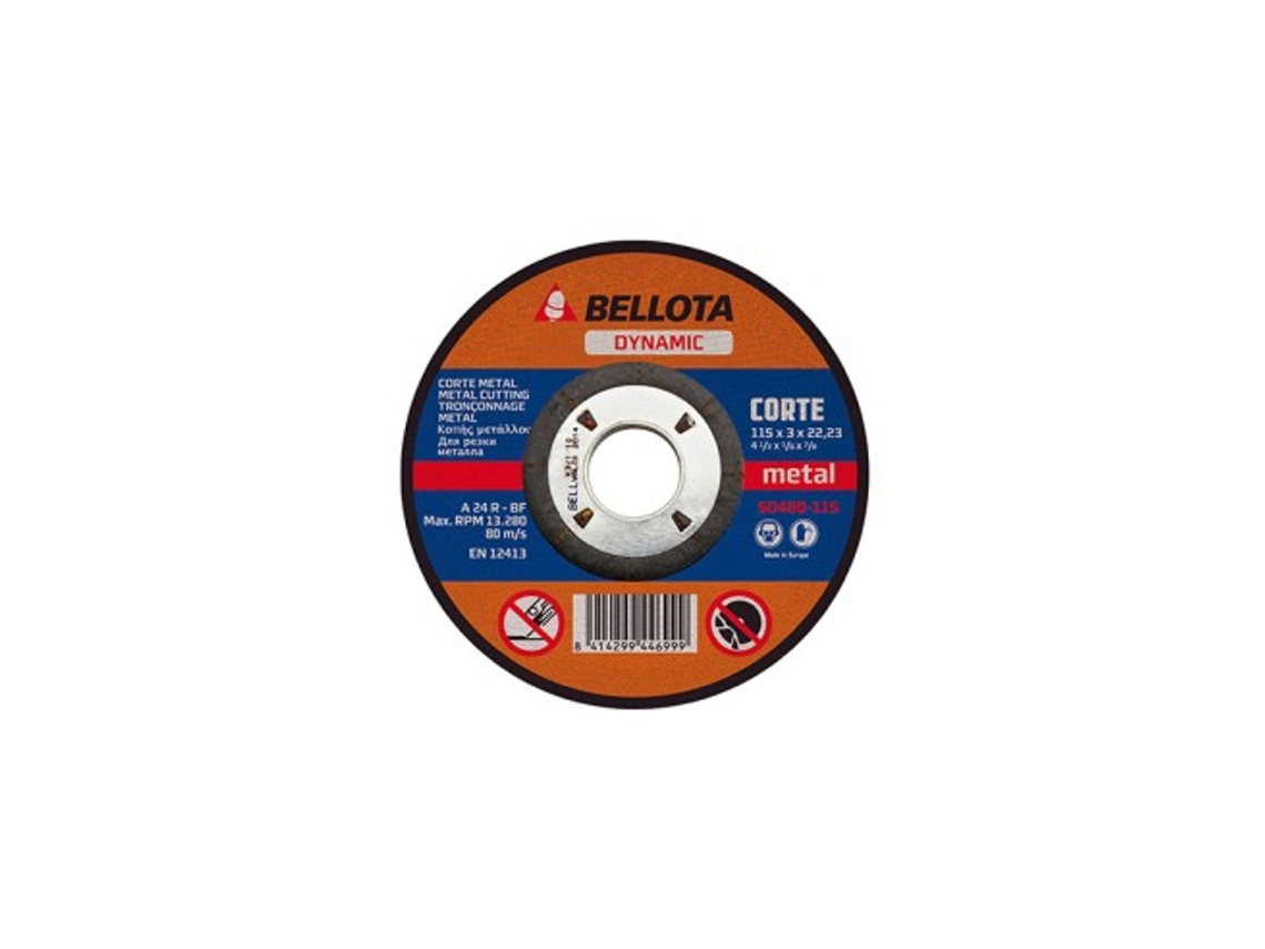 Disco De Corte De Metal Básico 115x3mm 50480 Bellota