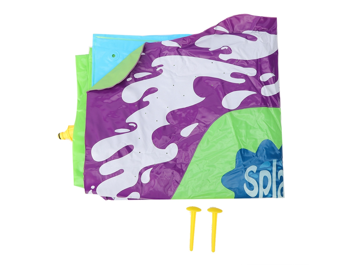 Tobogán acuático con aspersor para jardín infantil, modelo 2026, HS0219, 472x75cm.