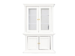Estantería En Miniatura Para Casa De Muñecas A Escala 1:12, Decorativa, De Madera De Abedul, Blanca.