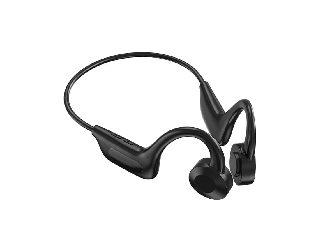Auriculares Bluetooth Bone Conduction In-Ear Sports Hifi 5.0 Batería de larga  duración Tarjeta Mp3 Negro