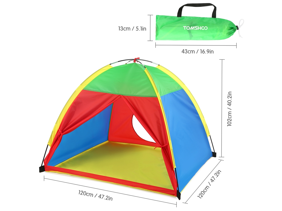 Tienda de juegos portátil Mali para niños, para interior y exterior, con bolsa de transporte.