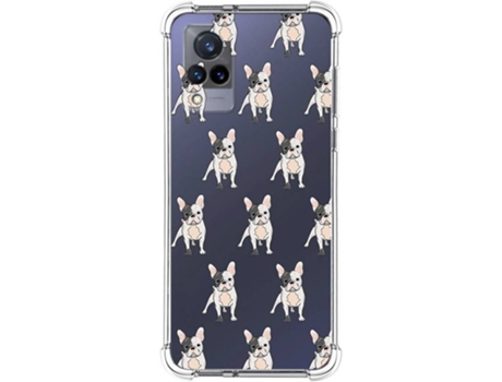 Carcasa Vivo V21 5G TUMUNDOSMARTPHONE Dibujos Antigolpes Perros 12 Multicolor