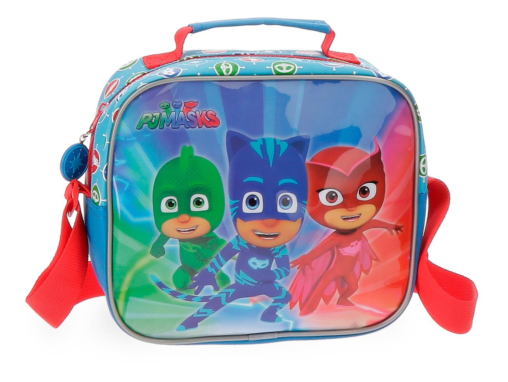 Neceser PJMask Adaptable a Trolley con Bolsa Cruzada
