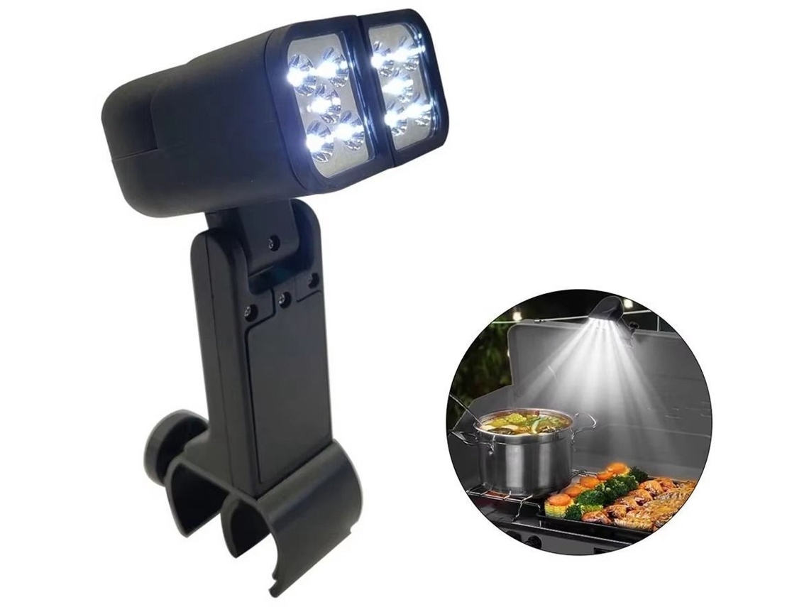 Luz Para Parrilla Accesorios Para Parrilla Lámpara Doble Brillante Iluminación De Circulación Para Cocinar En La Parrilla