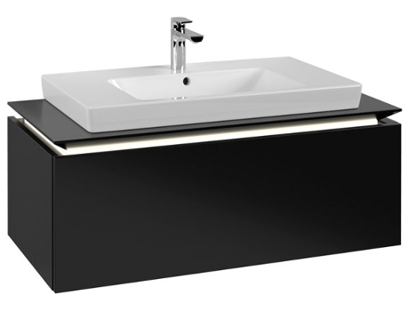 Villeroy &amp Boch Legato Vanity unit B694 1000x380x500mm centrada en el lavabo iluminación LED