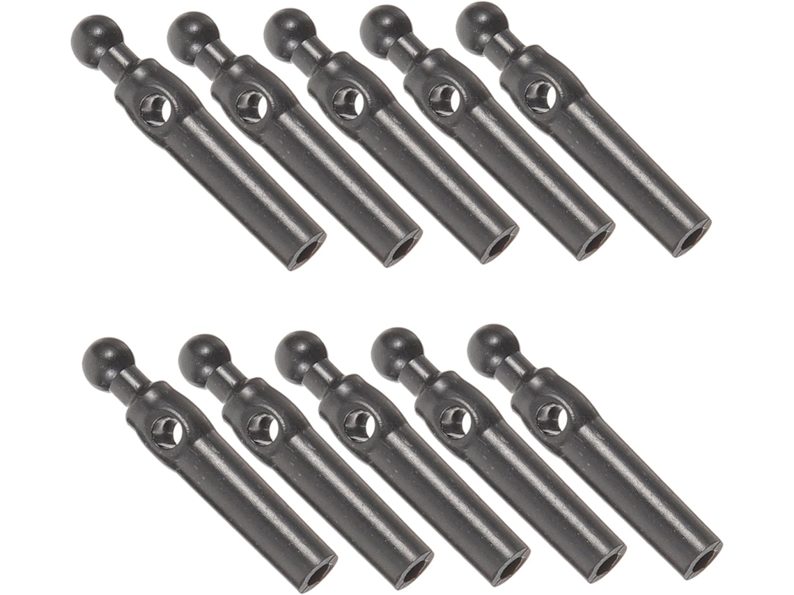 Inoomp Cuentas De Plástico Negro Para La Cola Del Paraguas, 10 Unidades, Accesorios Para Paraguas Plegables,s Y
