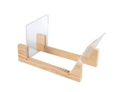 Soporte de madera para discos de vinilo de 7 a 12 pulgadas