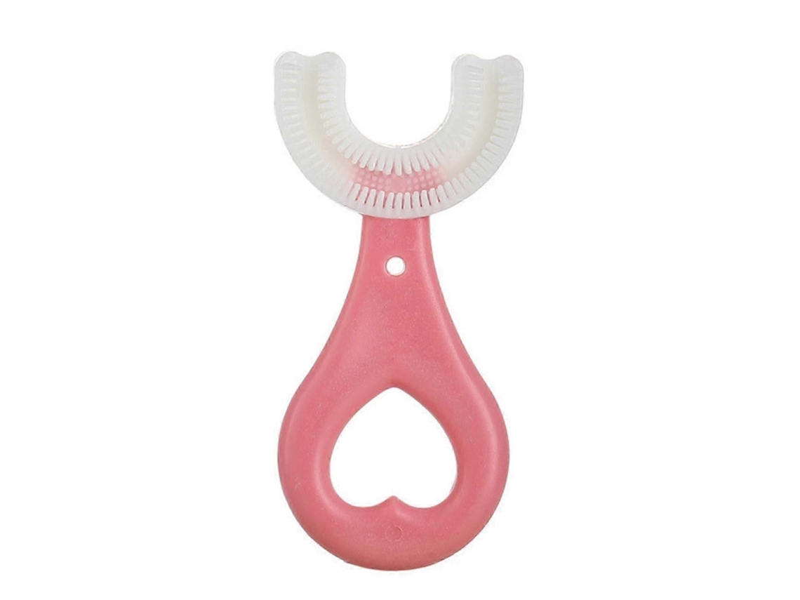 Escova De Dentes Em Formato De U Com Cabeça De Silicone Macio Para Limpeza Oral 360°.