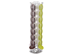 Soporte Para Cápsulas De Café, Compatible Con (32) Cápsulas, Con Elegante Diseño De Acero Cromado.