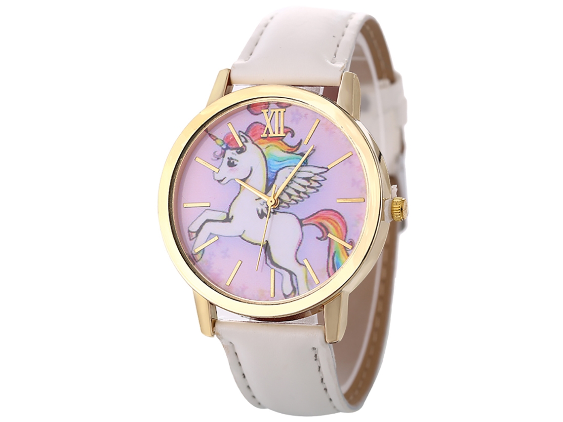 Reloj De Pulsera De Cuarzo Para Mujer, Estilo Casual Y Moderno, Con Correa De Malla Blanca.