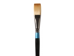 Pincel Sintetico Plano Largo Acuarela Mango Corto S.21 (3/4'' 31.8 Mm)