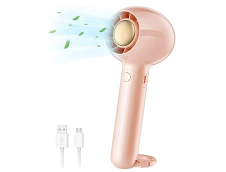 Mini Ventilador Portátil ENZON USB 2 Velocidades Rosa