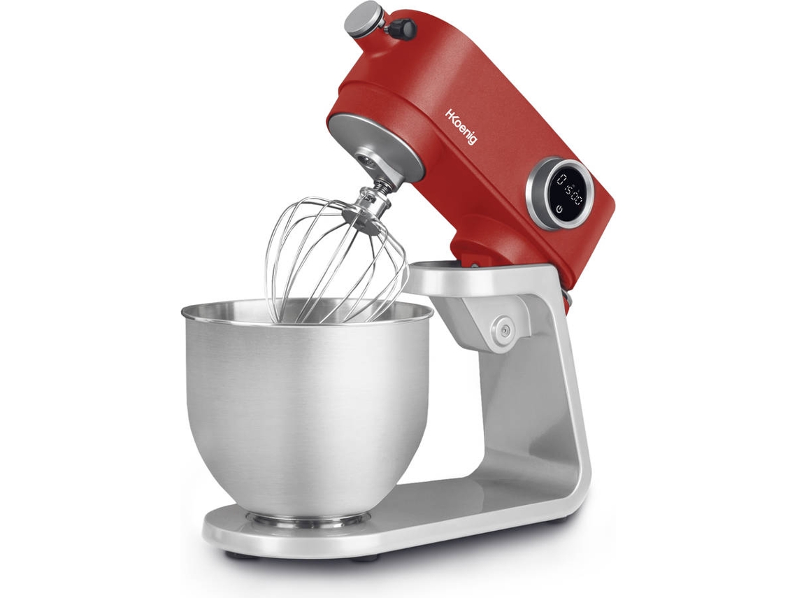 Batidoras Amasadoras H. KOENIG KM124 (800 W - Rojo)