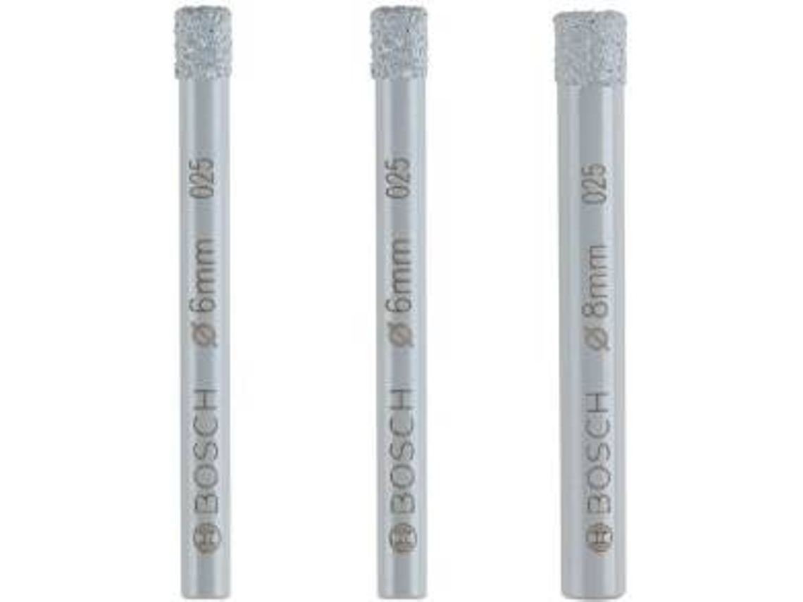Juego de brocas de diamante BOSCH Expert for Ceramic (6/6/8) para destornilladores