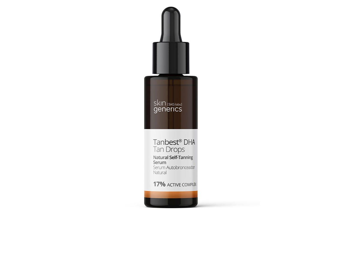 Serum Autobronceador Tanbest Dha Tan Drops Natural 17% Skin Generics (30ml)