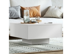 Mesa de Centro 60x60x31,5 Cm Derivados de Madera Blanco