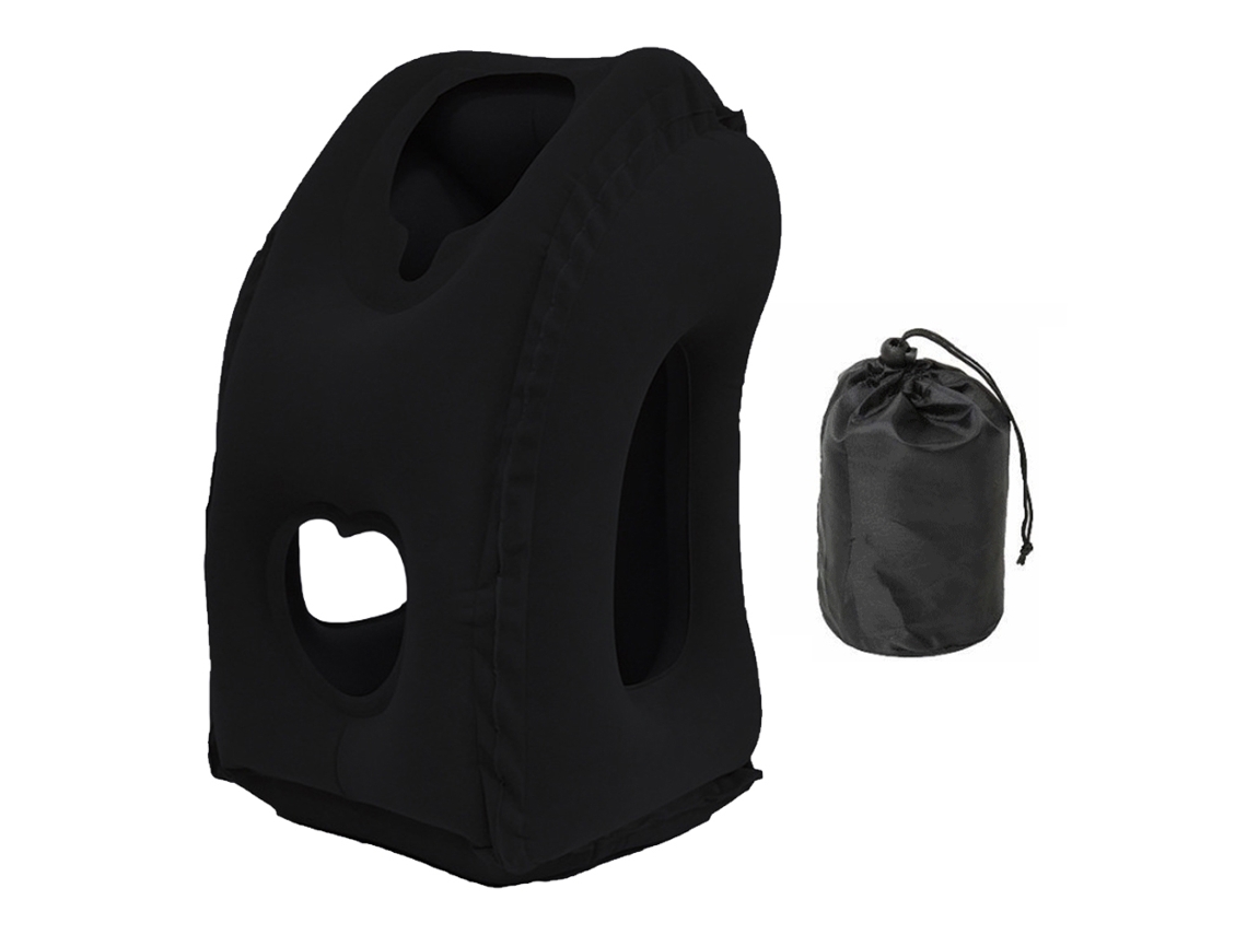 Almohada Inflable Para El Cuello Para Viajes En Avión