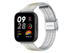 Pulsera para Redmi Watch 3 - Acero inoxidable - Hebilla de siete cuentas