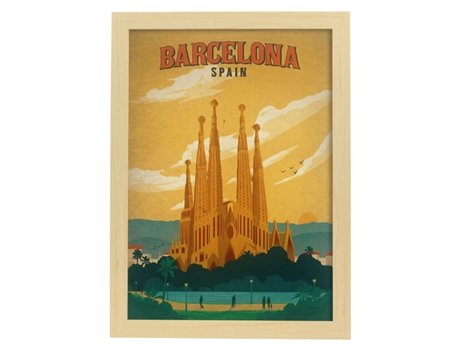 Poster NACNIC Vintage de Barcelona