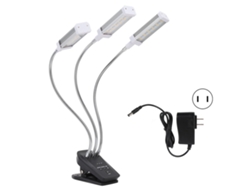 Lámpara Led De Cultivo Con 3 Cabezales Ajustables, Rotación De 360°, 72 W Y Temporizador Para Plantas De Interior.