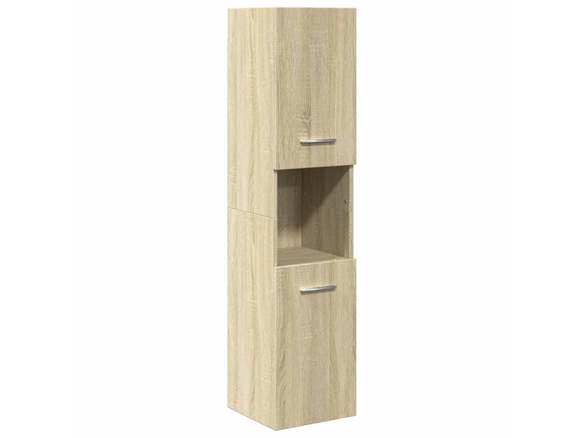 Maison Exclusive - Armario De Baño Madera Ingeniería Roble Sonoma 30x30x130 Cm
