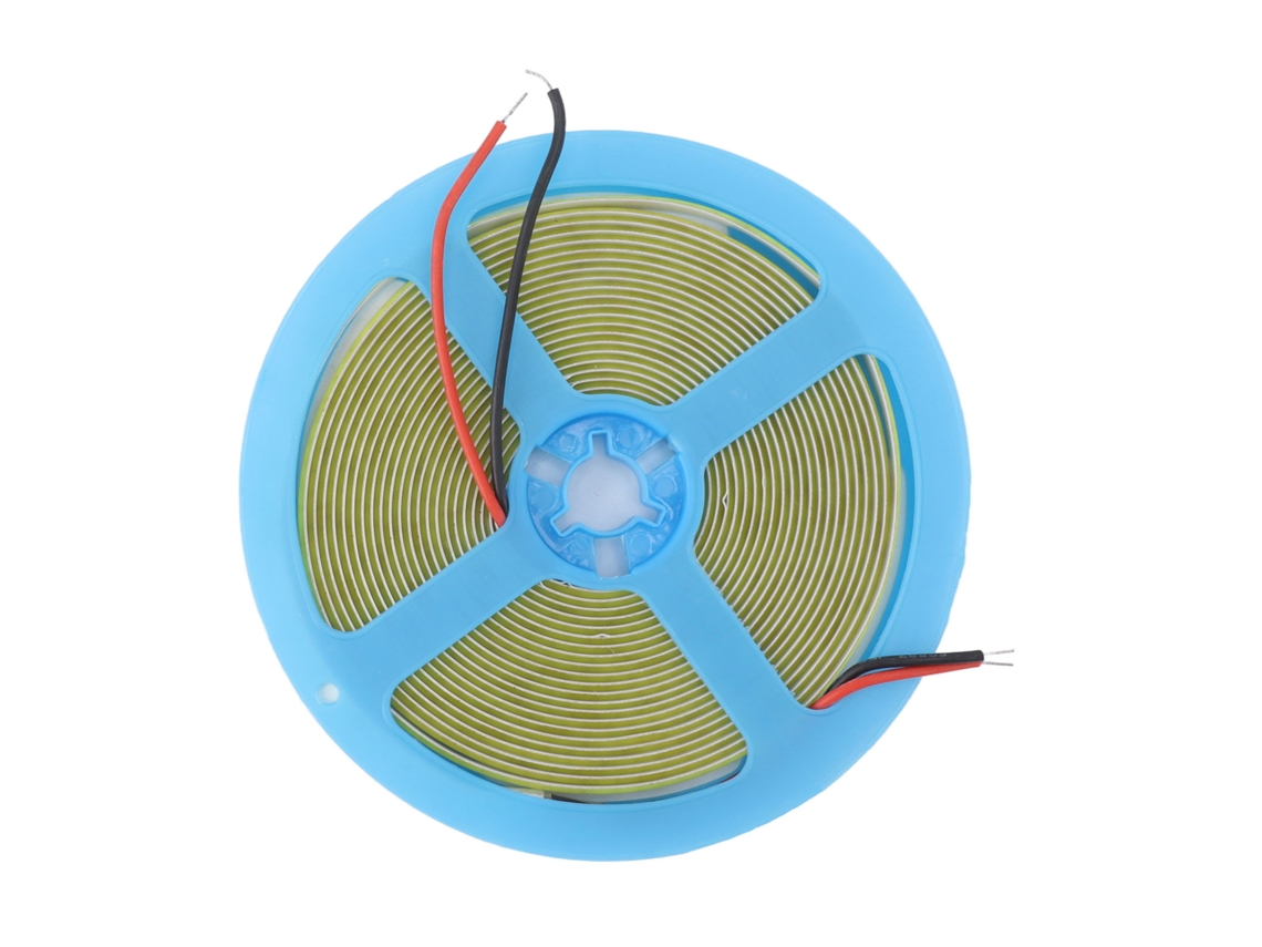 Tira Led Cob Flexible De 5 M Con 252 Leds, Luz Blanca De 6000 K, Autoadhesiva Para Decoración Del Hogar.
