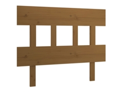 Maison Exclusive - Cabecero De Cama Madera Maciza De Pino Marrón Miel 93,5x3x81 Cm