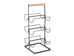 Botellero Wellhome para 6 botellas, 23x20x48,5 cm