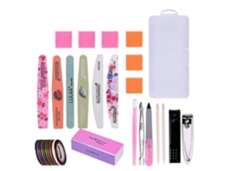 Set de limas de uñas profesionales, set de manicura, pulidores de uñas, decoraciones de uñas Nostalgia88
