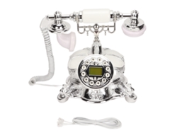 Teléfono De Estilo Europeo (sistema Dual Rotatorio Fsk/dtmf) Ms-8326b Teléfono Antiguo Retro De Alta Gama