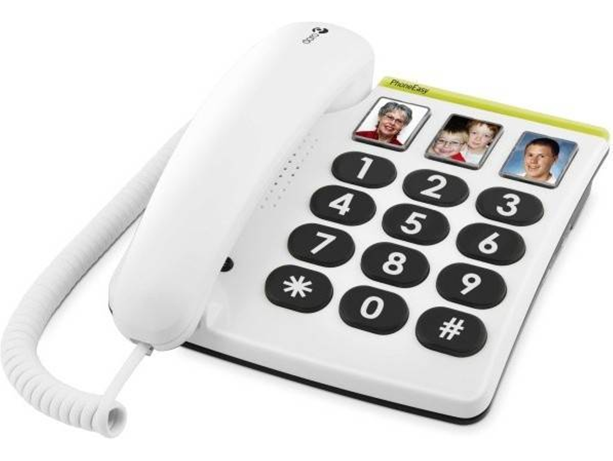 Fijo Doro Phoneeasy 331ph blanco phoneeasy® con