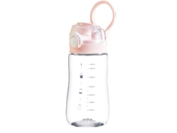 Botellas de agua transparentes | Botella de gimnasio de 15 oz | Botellas de agua deportivas