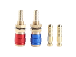Adaptador De Gás Resfriado Por Água Com Conector Rápido De Latão Portátil Para Soplete De Soldadura Mig Tig Pta Db M8 (8mm)