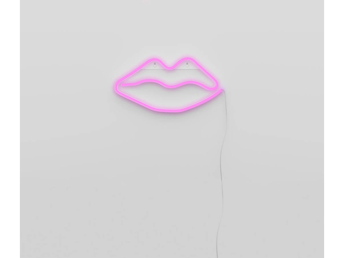 Tira Led Ginga Neon BEBLAU Lips (27 x 14 cm)