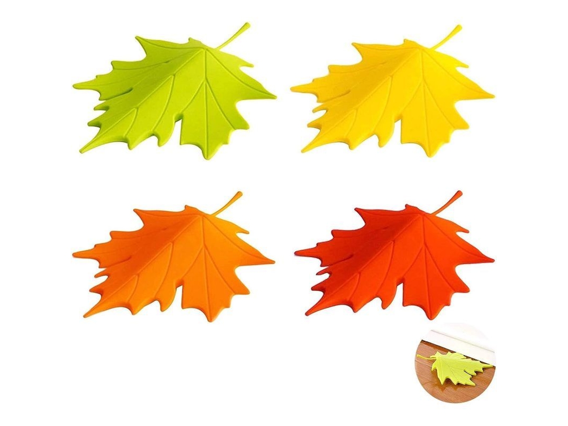 Filtros Decorativos Para Puertas Con Forma De Hoja De Arce Para Jardín, Hogar Y Oficina, 4 Unidades.