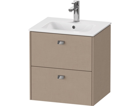 Mueble DURAVIT Brioso de baño de pared Compact 52,0 x 41,9 cm con 2 cajones incl. recorte de sifón y delantal para lavabo ME by Starck 233653