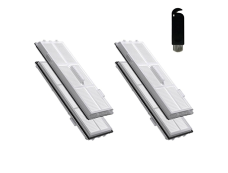 Pacote com 4 filtros de substituição a vácuo para roborock xiaomi t7s t7s plus s7