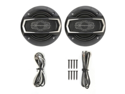 2 Peças Alto-falantes Coaxiais De Carro 300w 4 Ohms 4 Polegadas Som Estéreo Veicular