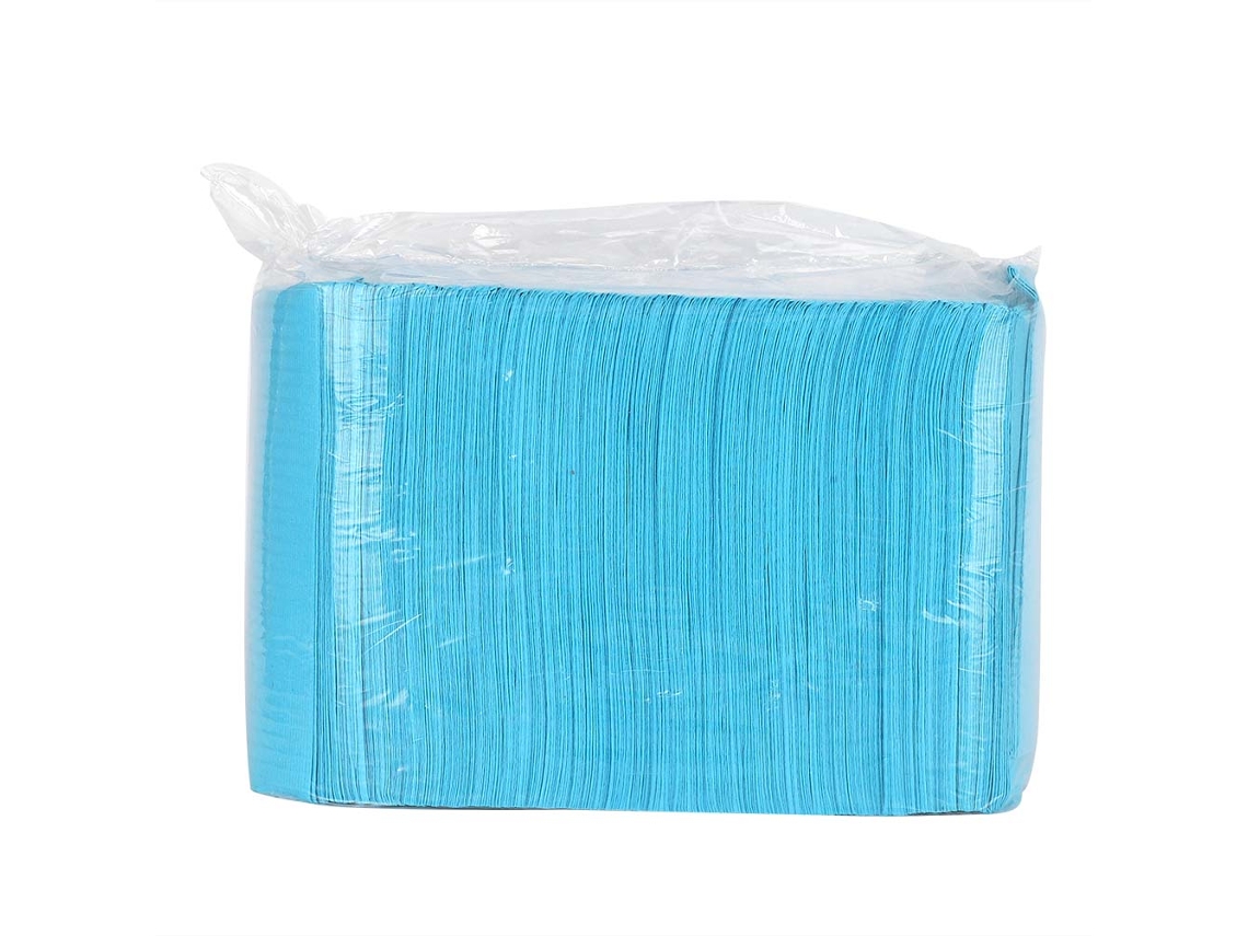 125 Peças Tapete De Mesa Para Manicure Descartável Protetor De Mão Impermeável Ferramenta De Uñas Azul