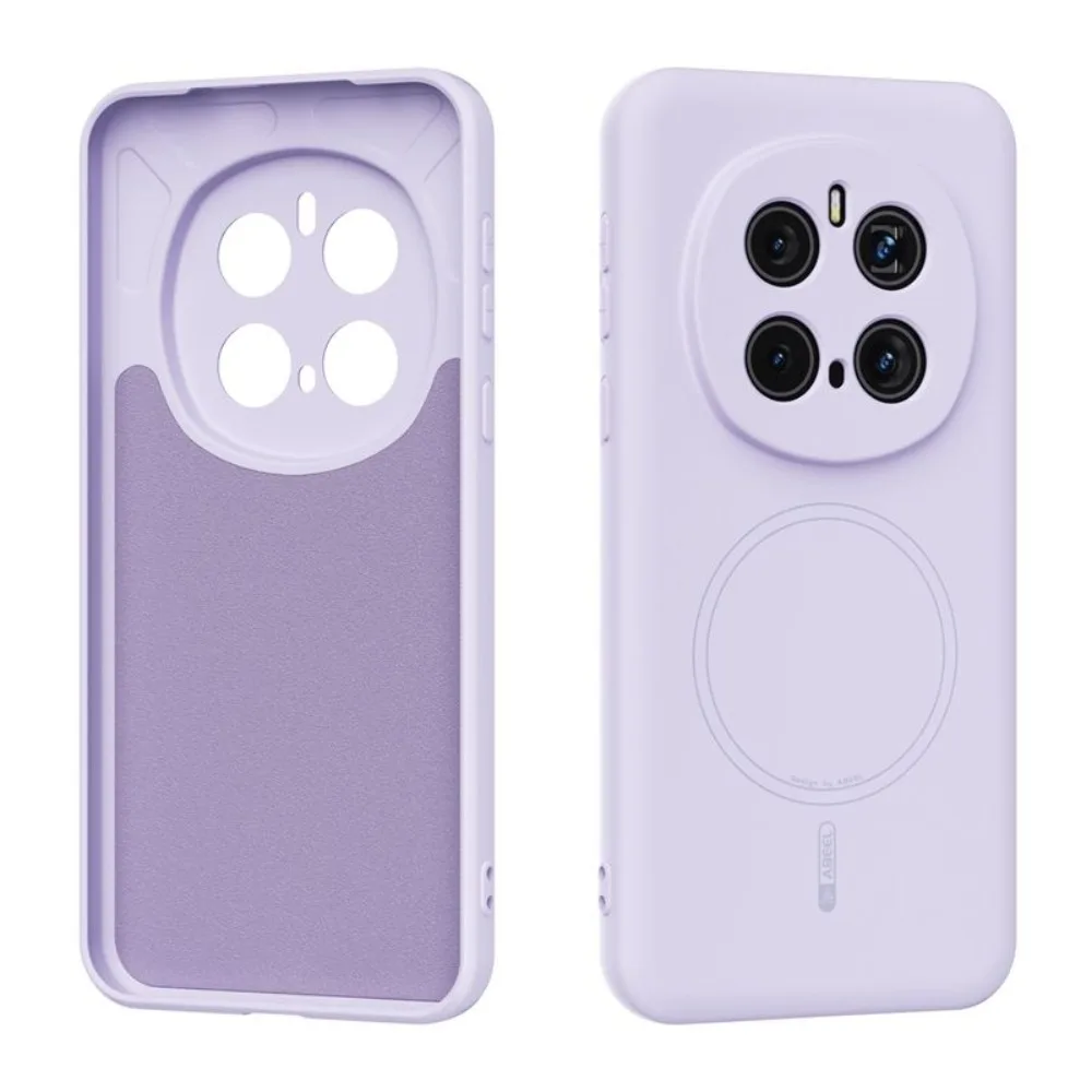 (morado, Honor Magic7 Pro) Funda Magnética De Silicona Suave Para Teléfono, Agradable Al Tacto, A Prueba De Golpes Y Con Carga Inalámbrica.